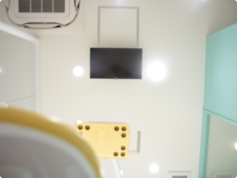 お子さまにやさしい治療環境を整えています